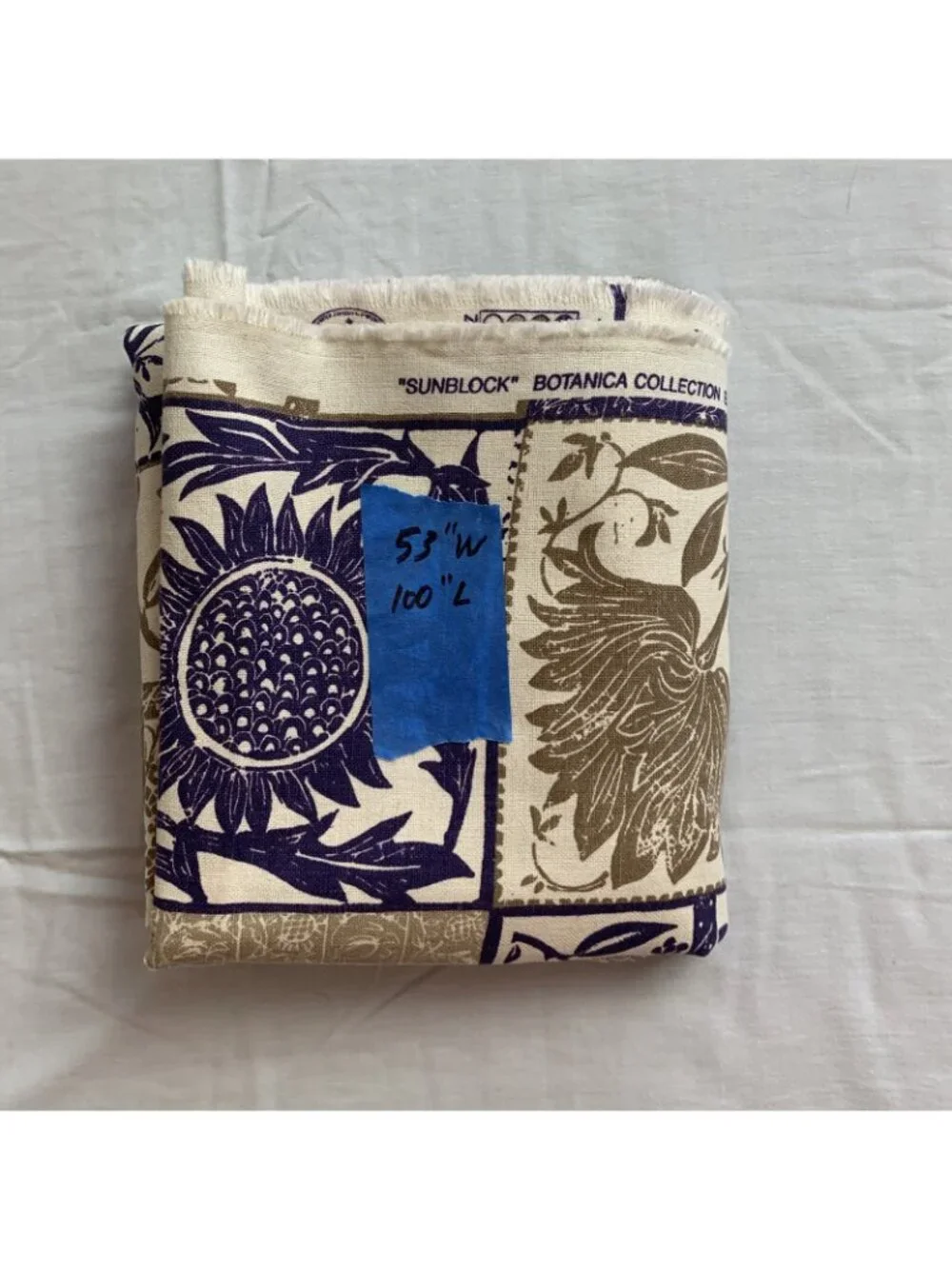 Waverly Botanical Collection “Sunblock” Interior Fabric 2.75 Yard 53” W x 100” L